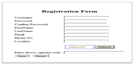registration form